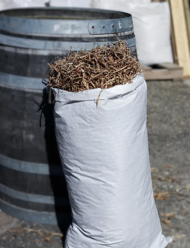 Pea Straw Bagged